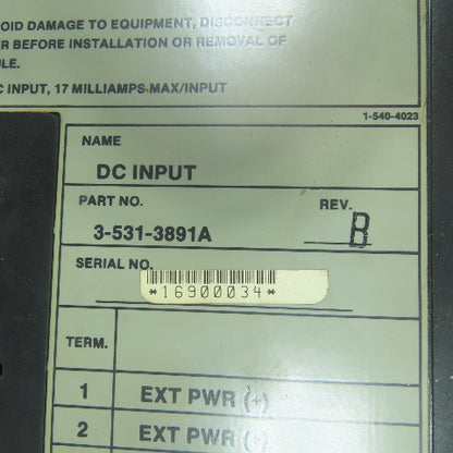 Cincinnati Milacron 3-531-3891A DC Input Module Lot Of 4