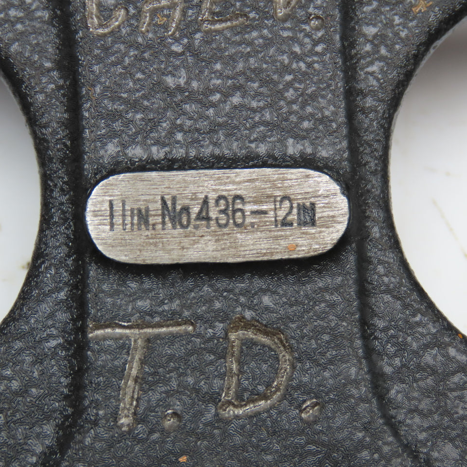 Starrett No. 436-12 11"-12" Outside Diameter Micrometers W/ Case