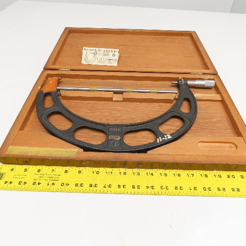Starrett No. 436-12 11"-12" Outside Diameter Micrometers W/ Case