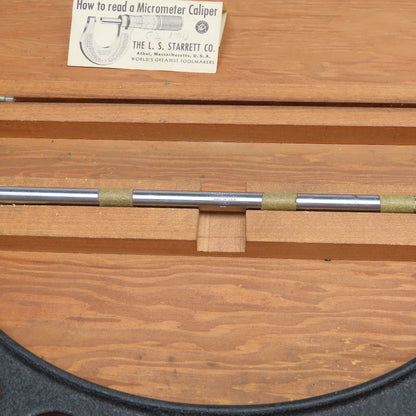 Starrett No. 436-12 11"-12" Outside Diameter Micrometers W/ Case