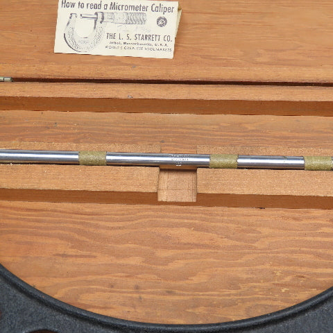 Starrett No. 436-12 11"-12" Outside Diameter Micrometers W/ Case