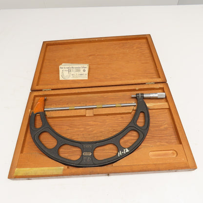 Starrett No. 436-12 11"-12" Outside Diameter Micrometers W/ Case