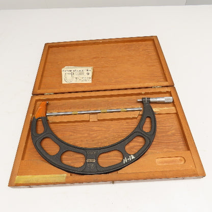 Starrett No. 436-12 11"-12" Outside Diameter Micrometers W/ Case