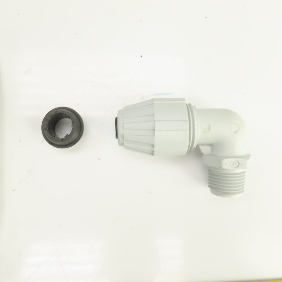 Crouse Hinds NCGE 1/2" Liquidtight Non-Metallic Cable/Cord 90°Deg Fitting Lot/25