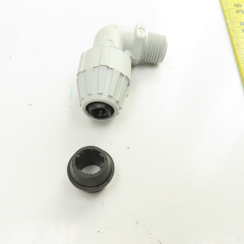 Crouse Hinds NCGE 1/2" Liquidtight Non-Metallic Cable/Cord 90°Deg Fitting Lot/25