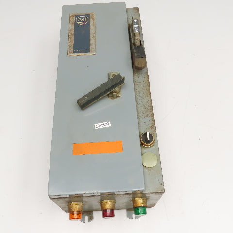 Allen Bradley 512-BJB-1-6P-24R Size 1 Combination Starter Disconnect 600V 7.5Hp