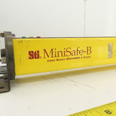 STI MS4436B-2 Long Range Safety Light Curtain Set Transmitter & Receiver 50'
