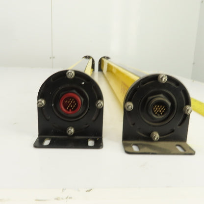 STI MS4436B-2 Long Range Safety Light Curtain Set Transmitter & Receiver 50'