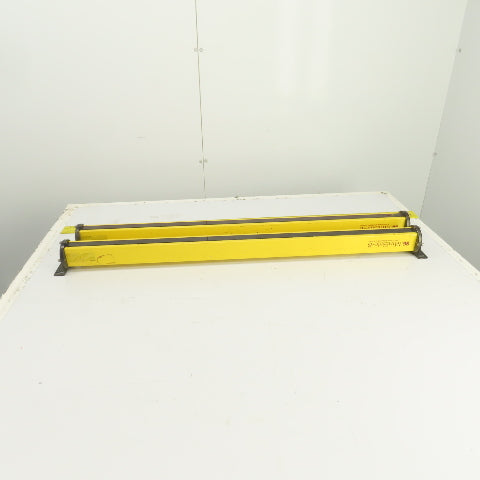 STI MS4436B-2 Long Range Safety Light Curtain Set Transmitter & Receiver 50'