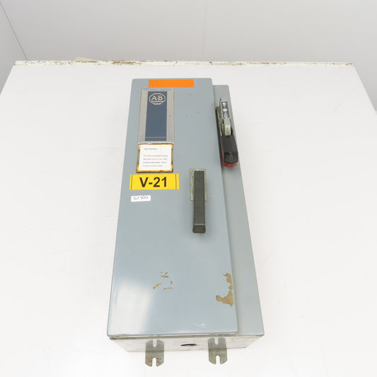 Allen Bradley 512-BJB-6XP-24R Size 1 Combination Starter Disconnect 600V 10Hp