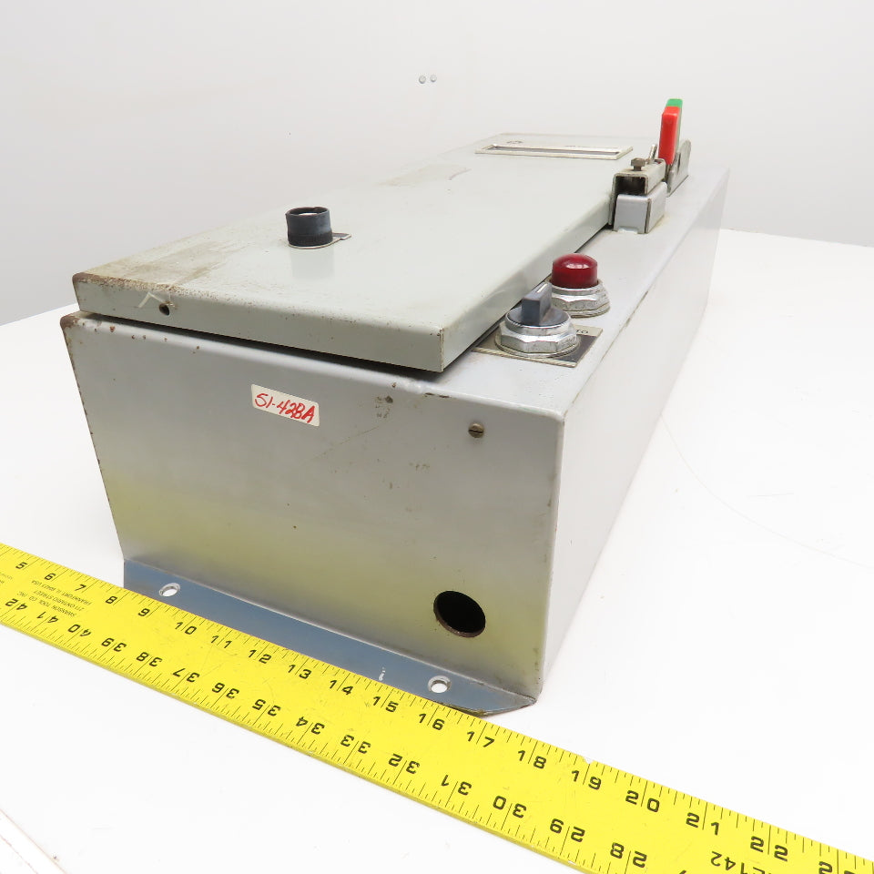 GE 300-Line Control Size 1 Combination Starter Disconnect 600V 10Hp 110V Coil