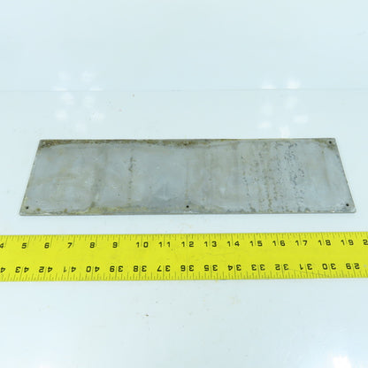Sinico 15-1/2" x 4-1/4" Cast Aluminum Machine Name Plate Brendola-Italia