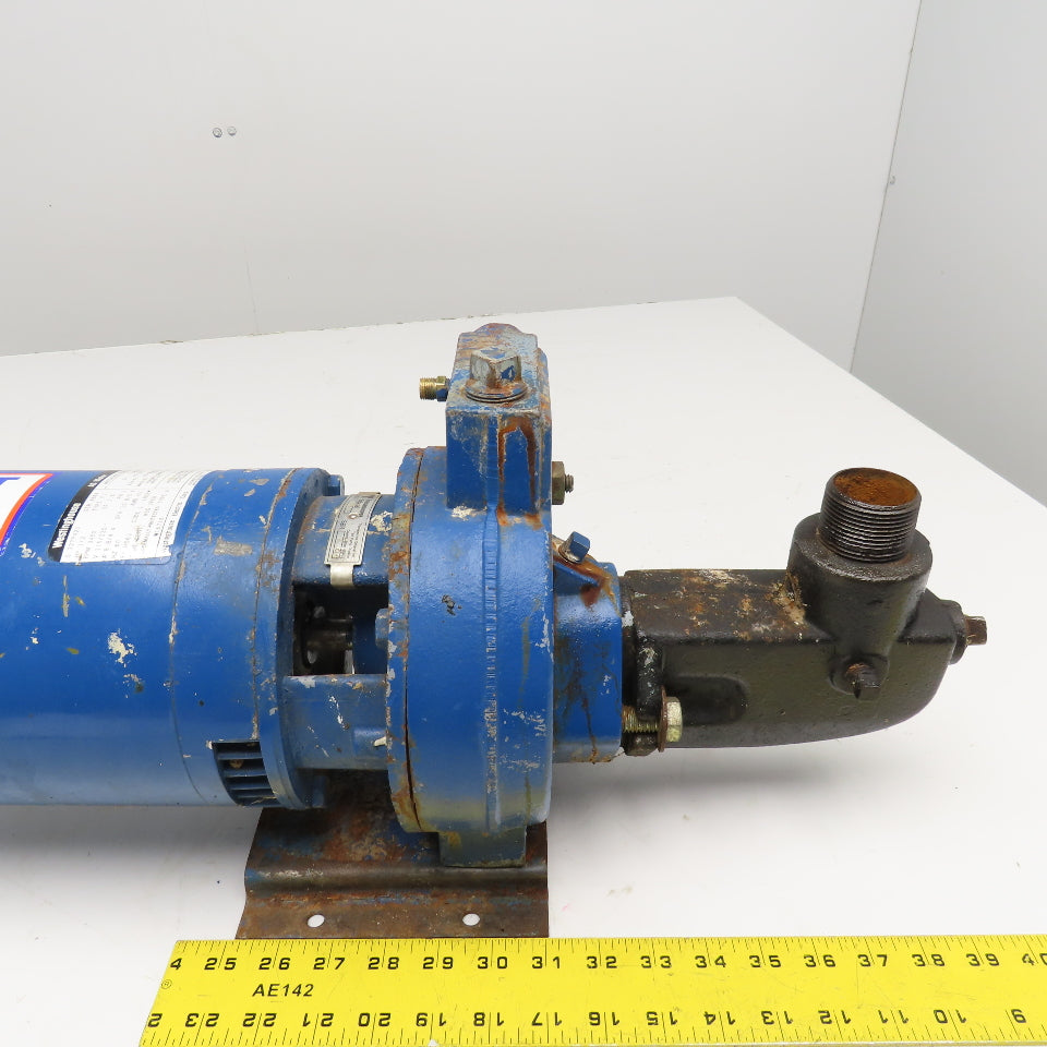 Transamerica Delaval 5CAT 1/2Hp 3450RPM 1Ph 1-1/4" x 3/4" NPT Cast Iron Pump