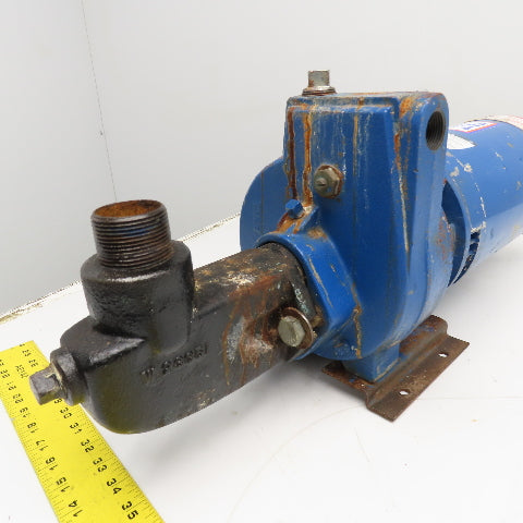 Transamerica Delaval 5CAT 1/2Hp 3450RPM 1Ph 1-1/4" x 3/4" NPT Cast Iron Pump