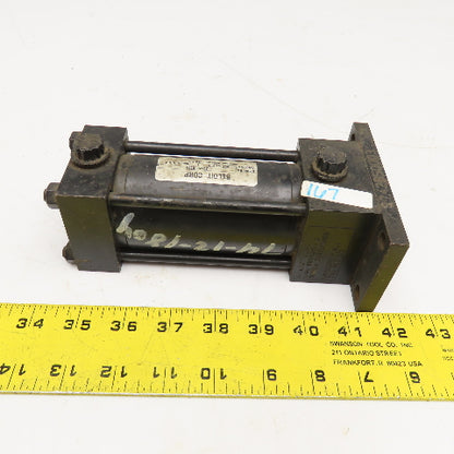 Parker Beloit 2-1/4" Bore 3" Stroke Double Acting Air Cylinder 250 PSI