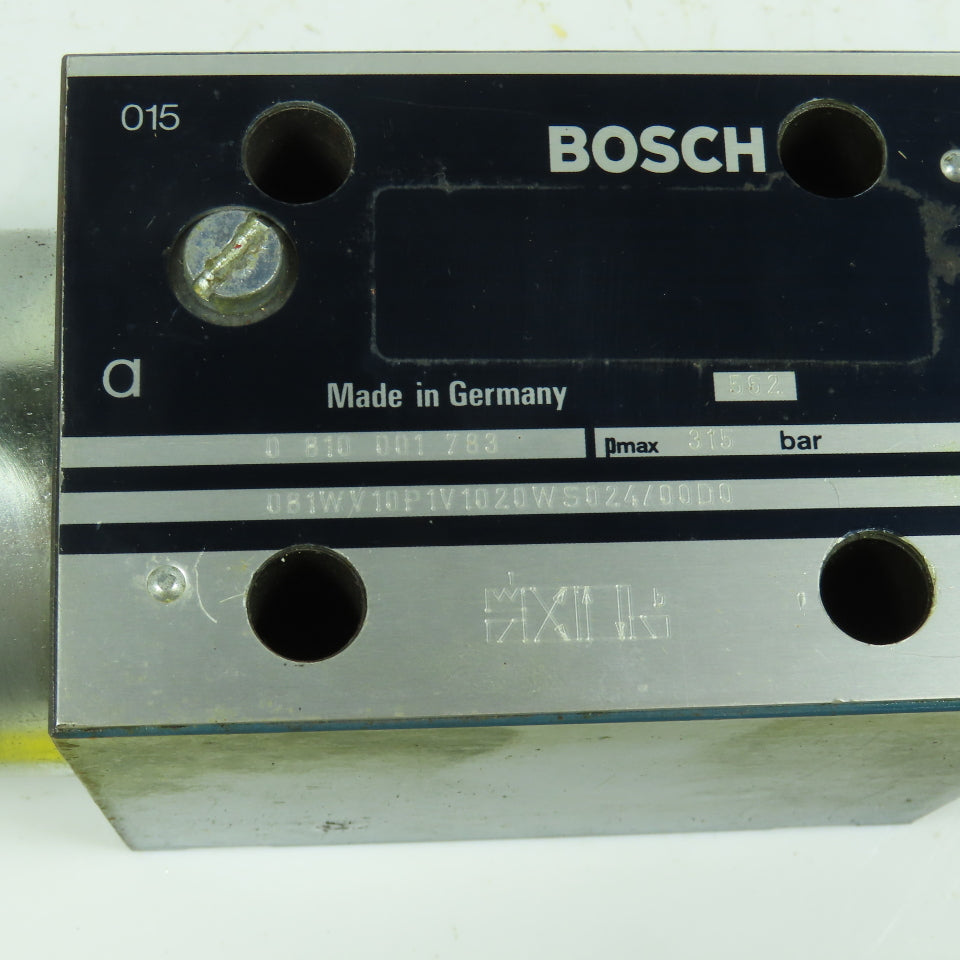 Bosch 081WV10P1V1020WS024/00D0 0-810-001-783 2 Position Directional Valve 24VDC
