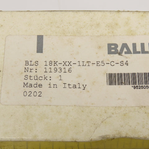 Balluff BLS-18K-XX-1LT-E5-C-S4 Through Beam Sensor M18