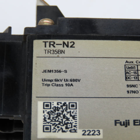 Fuji Electric TR35BN TR-N2 Thermal Overload 18-26A Trip Range