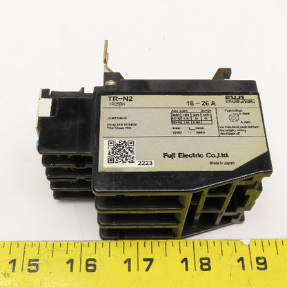 Fuji Electric TR35BN TR-N2 Thermal Overload 18-26A Trip Range