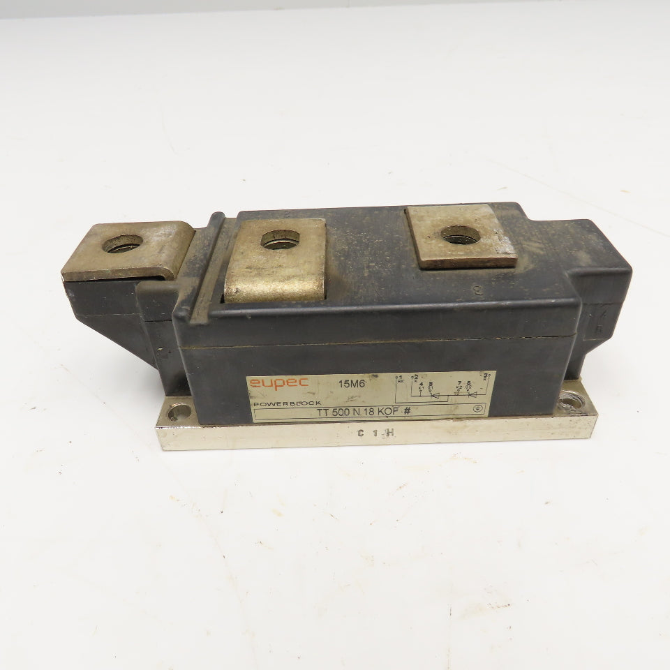 Eupec TT 500 N 18 KOF 1800V 900A Dual Thyristor Module
