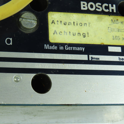 Bosch 081WV10P1M1020WS024/00D0 0-810-0010-783 2 Position Directional Valve 24VDC