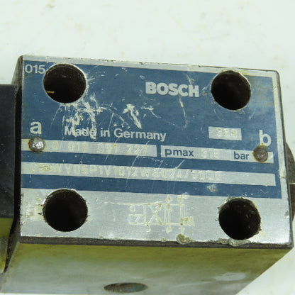 Bosch 810 091 227 2 Position Hydraulic Directional Valve 24VDC Coil 315 Bar