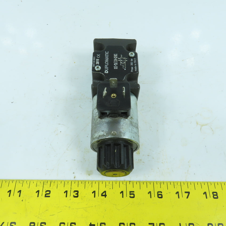 Duplomatic DS3-TA/11N-D24K1 Hydraulic Directional Solenoid Valve 24VDC Coil