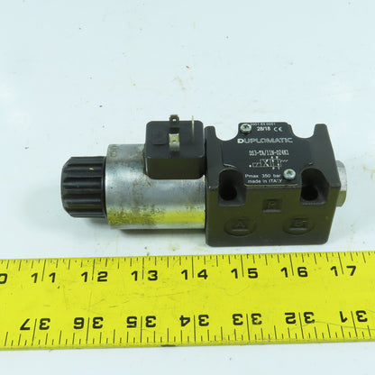 Duplomatic DS3-TA/11N-D24K1 Hydraulic Directional Solenoid Valve 24VDC Coil