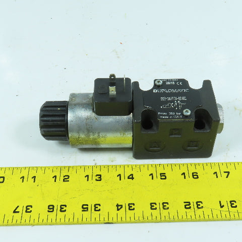 Duplomatic DS3-TA/11N-D24K1 Hydraulic Directional Solenoid Valve 24VDC Coil