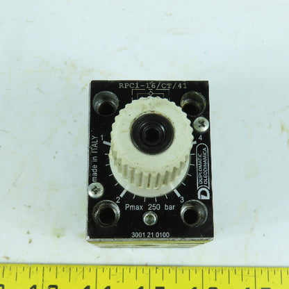 Duplomatic RPC1-16/CT/41 Pressure & Temp Compensated Flow Control Valve 250 Bar