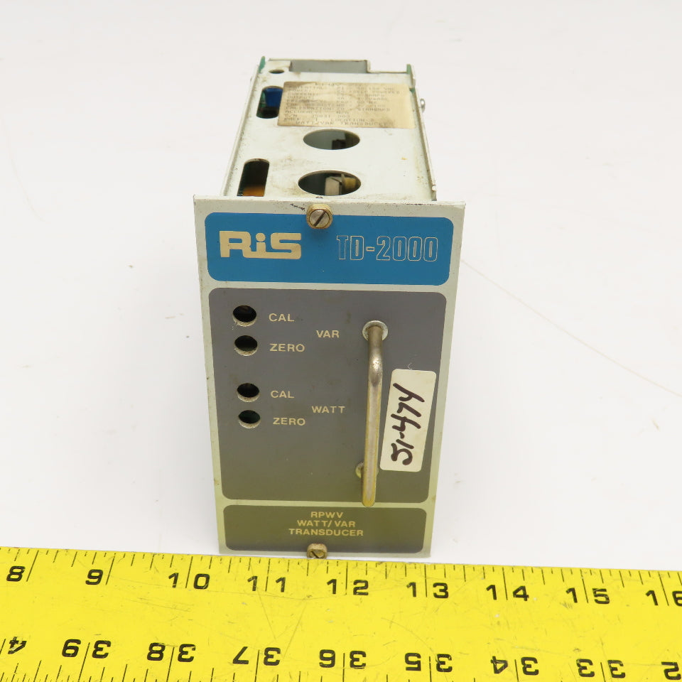 RIS RPWV-20 TD-2000 Watt/VAR Transducer 90-150VAC