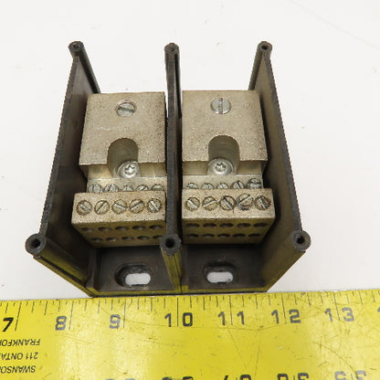 Ferraz Shawmut 66592 PDB 2 Pole 2/0-#14 x 10 Way #6-#14 Power Distribution Block