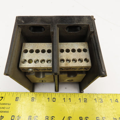 Ferraz Shawmut 66592 PDB 2 Pole 2/0-#14 x 10 Way #6-#14 Power Distribution Block