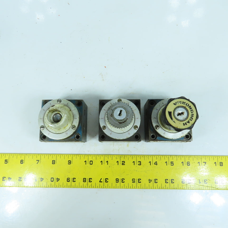 Rexroth 2-FRM-5-32/3-Q Keyed Hydraulic Flow Control Valve Parts/Repair Lot Of 3