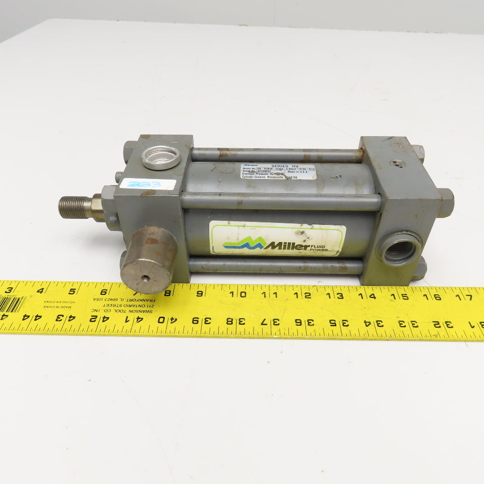 Miller HV-81B2B 2-1/2" Bore 4" Stroke Hydraulic Cylinder Trunnion Mount