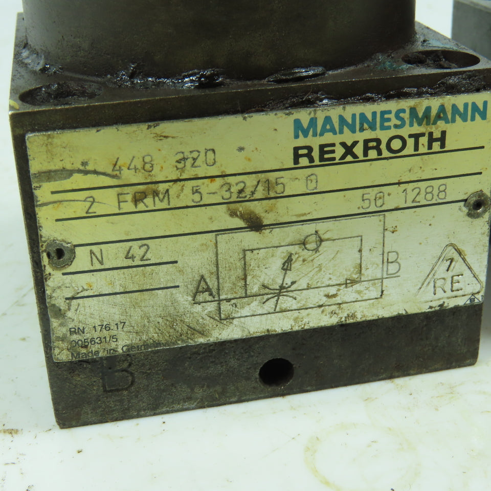 Rexroth 2 FRM 5-32/15 Q 2 FRM 5-20/3Q Flow Control Valve Parts/Repair Lot/2