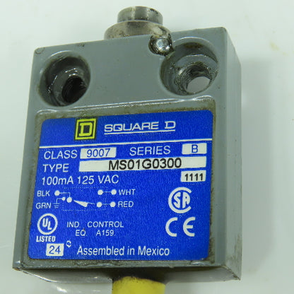 Square D MS01G0300 Limit Switch 125V AC