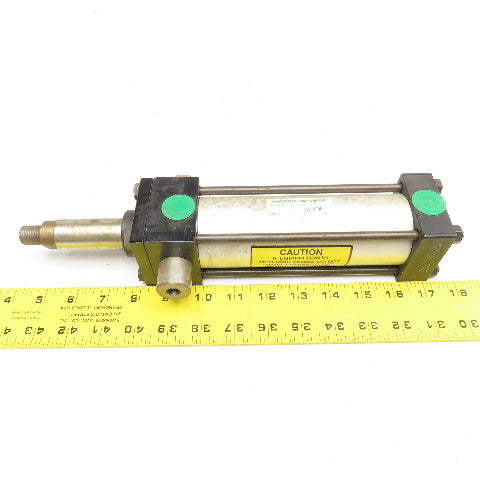 Numatics 2" Bore 5" Stroke 7" Rod Nose Trunnion Double Acting Air Cylinder