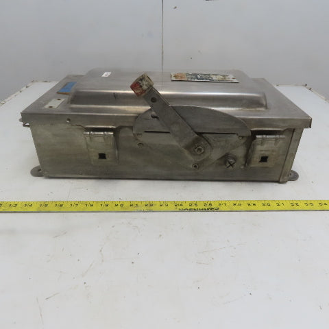 Square D H-323NDS 30A 240V 3P Fusible Stainless Steel Safety Disconnect Switch