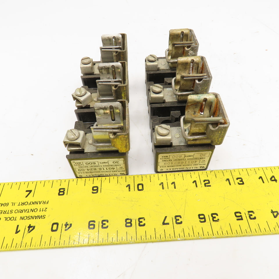 Allen Bradley 40116-824-09 600V 30A Fuse Holder Lot Of 2