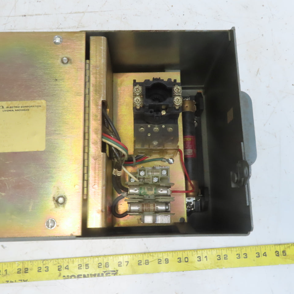Daykin Electric LTFS-15 Transformer 460V 6.52A Pri 115 26.09A Sec 1Ph