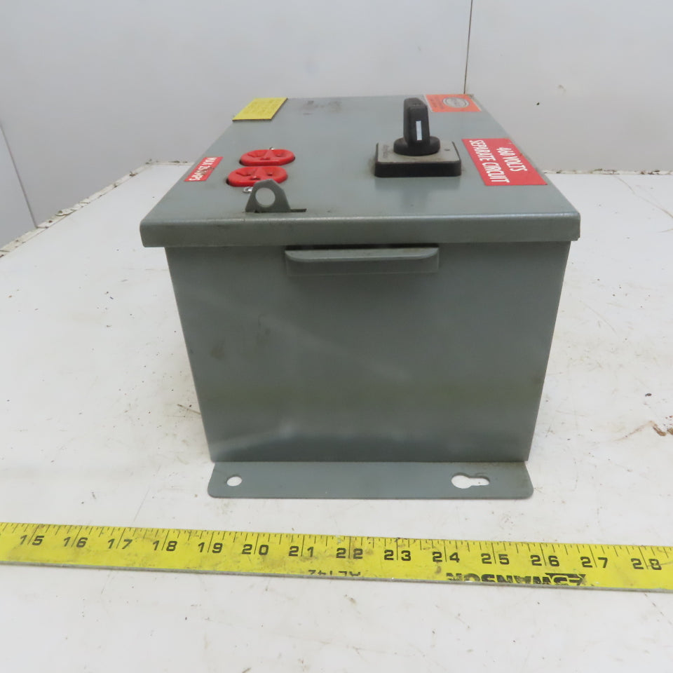 Daykin Electric LTFS-15 Transformer 460V 6.52A Pri 115 26.09A Sec 1Ph
