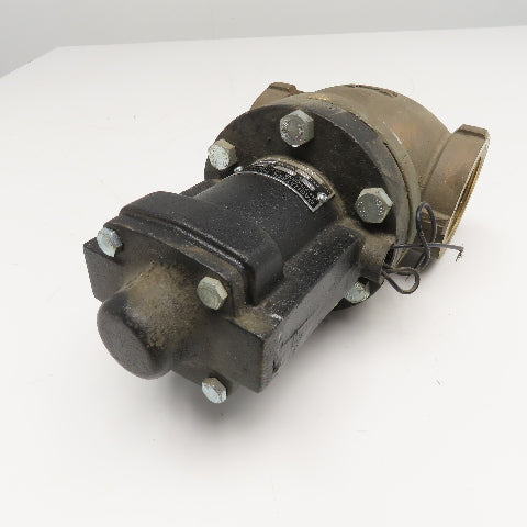 Magnatrol PD43L38Y 2-1/2" NPT Oxygen Gas Solenoid Valve 120V 200PSI