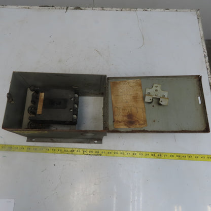 Gould 30A 3 Pole 3ph 600V ITE BD Circuit Breaker Bus Plug Switch