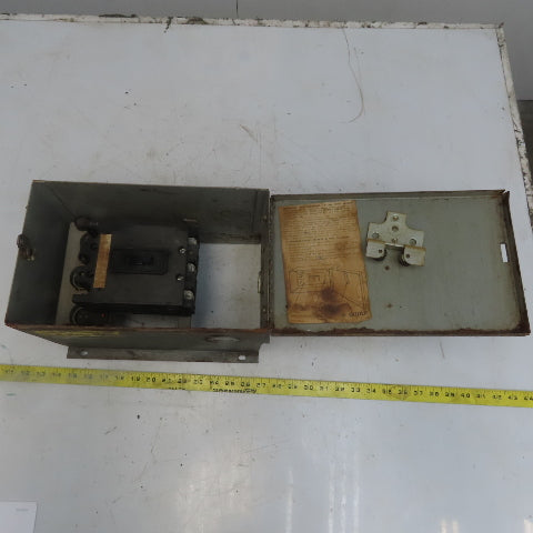 Gould 30A 3 Pole 3ph 600V ITE BD Circuit Breaker Bus Plug Switch