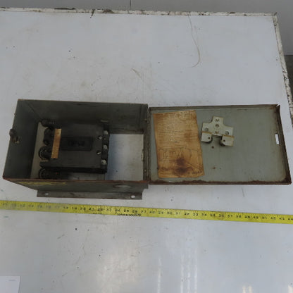 Gould 30A 3 Pole 3ph 600V ITE BD Circuit Breaker Bus Plug Switch