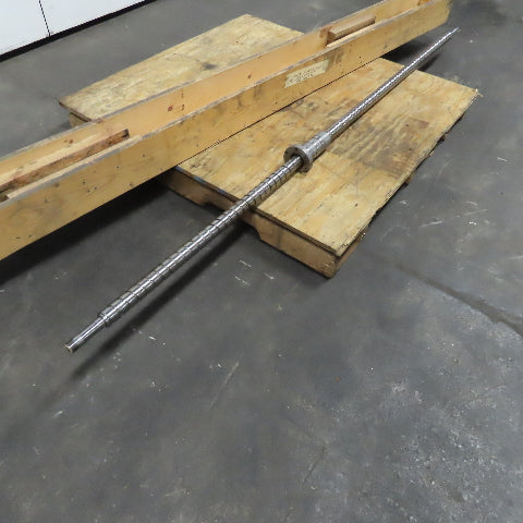 X Axis Ball Screw 1-1/2" Single Start 1" Pitch 84" Screw Length Wiedemann W4560