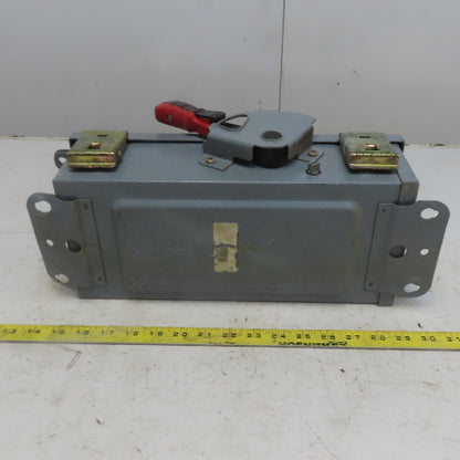 Square D H361AWKEI 30A 600V AC/DC 3 Pole Non-Fusible Safety Disconnect Switch