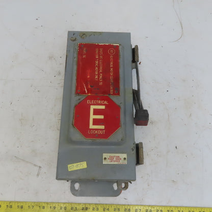 Square D H361AWK 30A 600V AC/DC 3 Pole Non-Fusible Safety Disconnect Switch