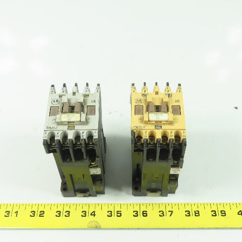 Alllen Bradley 700DC-F220* Ser B Contactor Relay 600V 24VDC Coil Lot Of 2